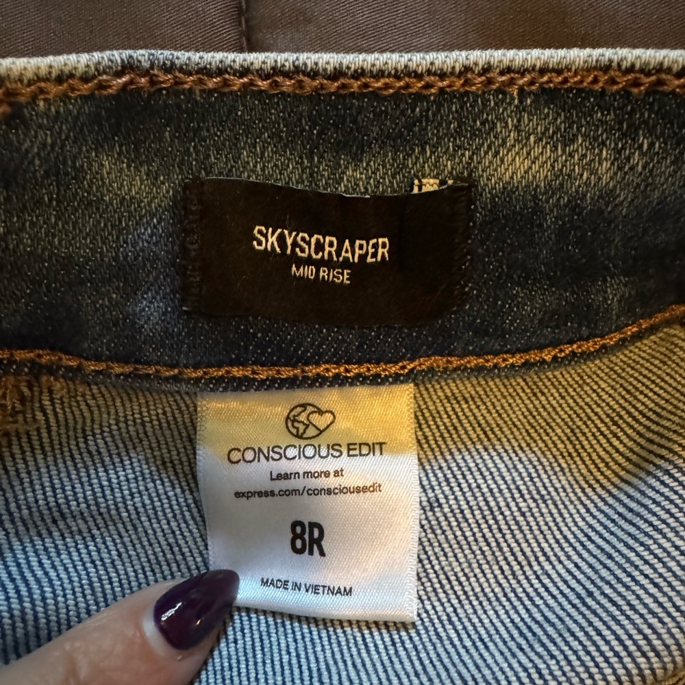 Express Skyscraper Mid Rise Jeans